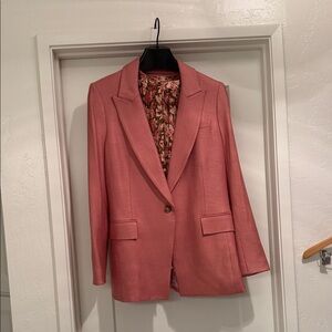Veronica Beard rosewood Long and Lean Dickey jacket